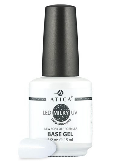 Base Gel SPARKLING WHITE Atica 15 ml