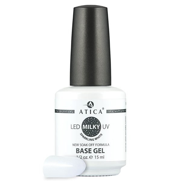Base Gel SPARKLING WHITE Atica 15 ml