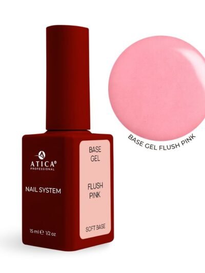 Base Gel FLUSH PINK Atica 15 ml