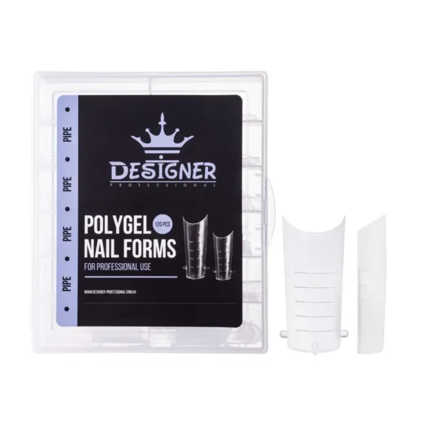 Plastic Nail Tips(Dual Form) Designer 'PIPE'
