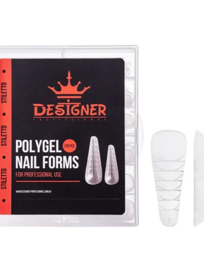 Plastic Nail Tips(Dual Form) Designer ‘STILETTO’