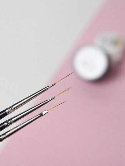 Pennello Professionale Doppio Lato ATICA (Liner 7mm / Gel 11×6mm)
