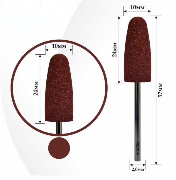PUNTA FRESA IN SILICONE PER LEVIGATURA - immagine 2