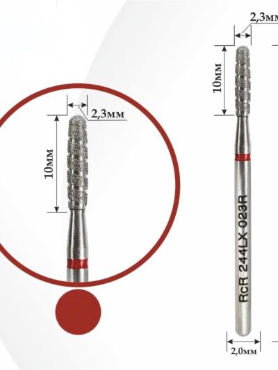 PUNTA FIAMMA TORNADO ARROTONDATA ROSSO RcR 244LX 023R