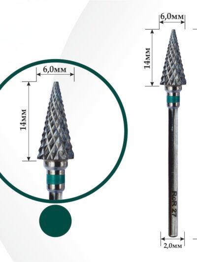 PUNTA FRESA CARBIDE VERDE RCR 27