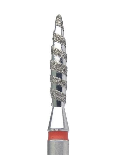 PUNTA FRESA Diamantata Fiamma Tornado ROSSO 1.8