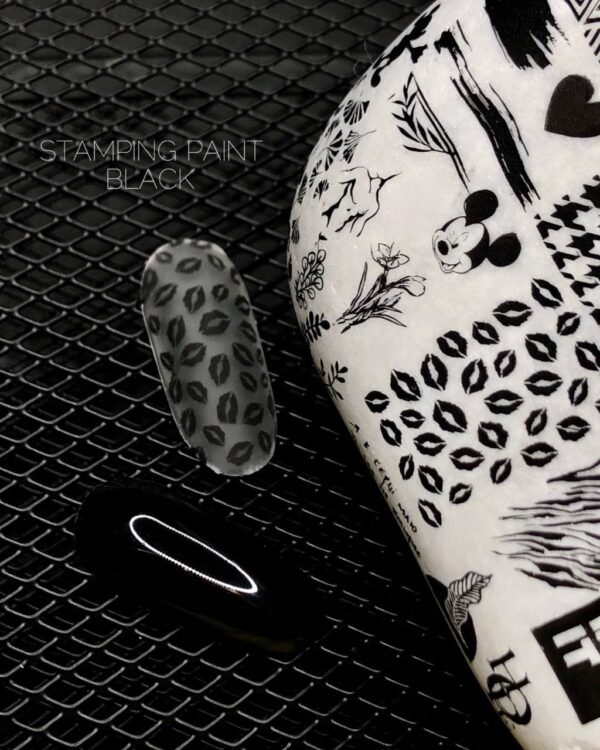 Smalto per Stamping BLACK - immagine 3