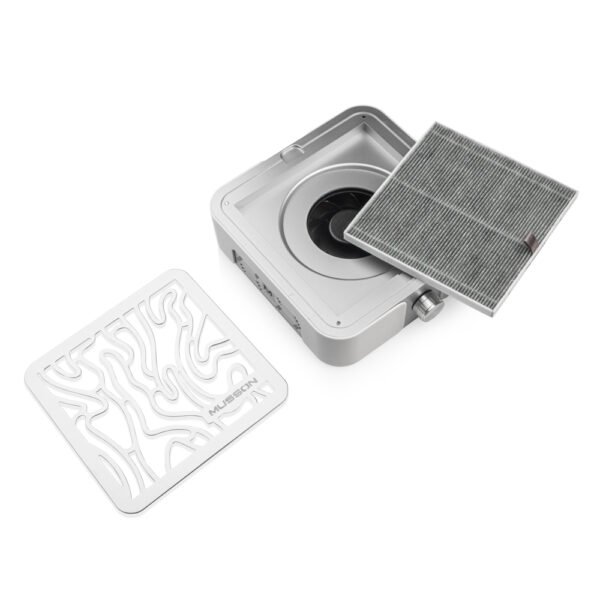 Aspiratore MUSSON con filtro HEPA al carbone X2 Silver 72W - immagine 4
