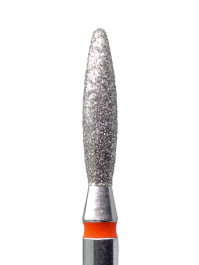 PUNTA FRESA Diamantata Fiamma ROSSO 2.3(Forma Arrotondata)