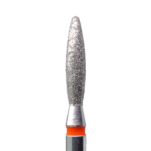 PUNTA FRESA Diamantata Fiamma ROSSO 2.3(Forma Arrotondata)