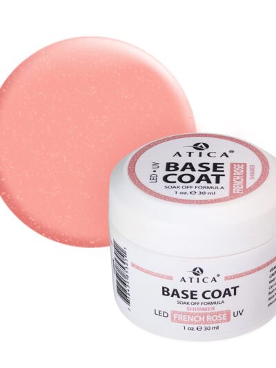 Base Gel FRENCH ROSE SHIMMER Atica (Fiber) 30ml