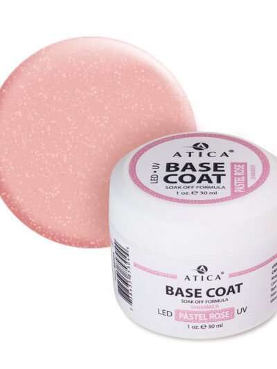 Base Gel PASTEL ROSE SHIMMER Atica 30ml