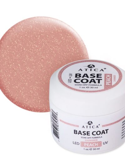 Base Gel PEACH SHIMMER Atica 30ml