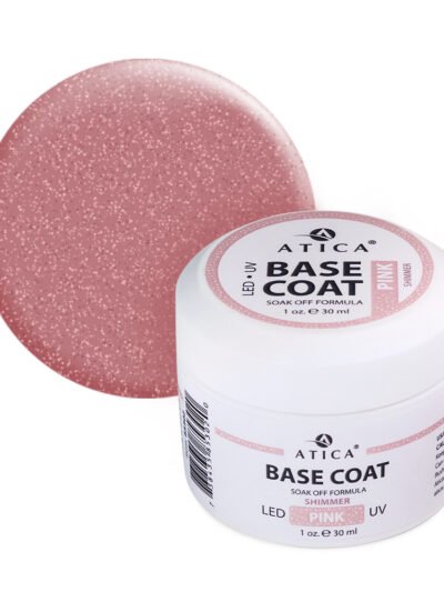 Base Gel PINK SHIMMER Atica 30ml