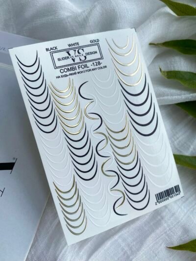 Sticker Design Combi Foil-128(GOLD)