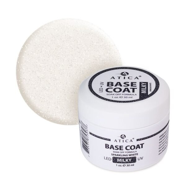 Base Gel SPARKLING WHITE Atica 30ml