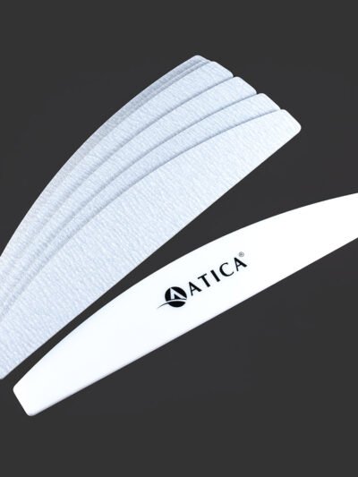 50 PEZZI LIMA ADESIVA MEZZALUNA 240 GRIT Atica