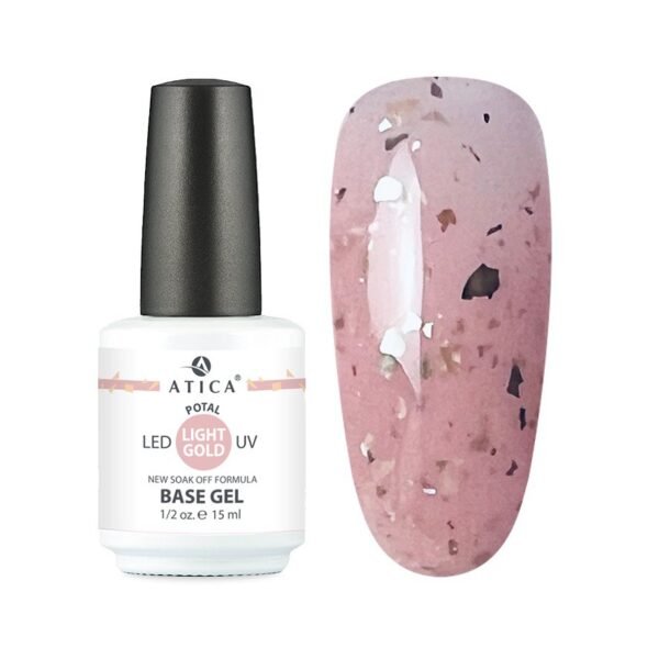 Base Gel LIGHT GOLD Atica 15 ml