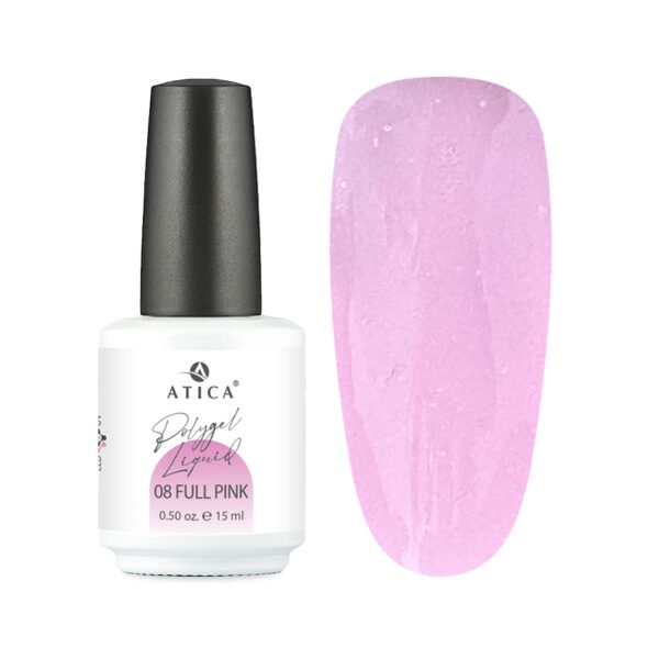 Liquid Polygel FULL PINK 08 Atica