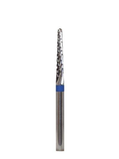Punta Fresa Conica Carbide Rifinitura Blu 023