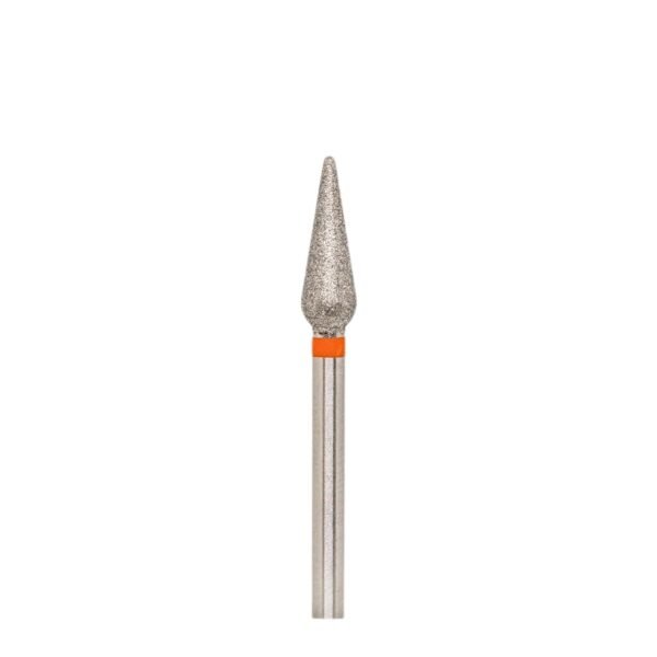 Punta Diamantata a Forma di Pera – 4,0 mm-Grana Fine (Rossa)