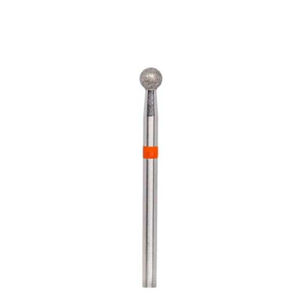 Punta Diamantata “Sfera” – 3,5 mm-Grana Fine (Rossa)