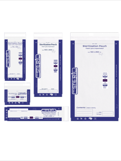 ProsteriL Buste di Sterilizzazione 100×200 mm (trasparenti) – Confezione da 100 pezzi