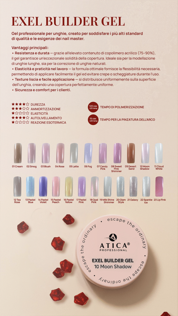 eXel Sculpting Gel 'Moon Shadow' 30ml - immagine 3