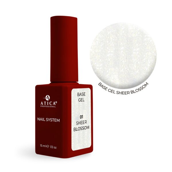 Base Gel 01 SHEER BLOSSOM Atica 15 ml