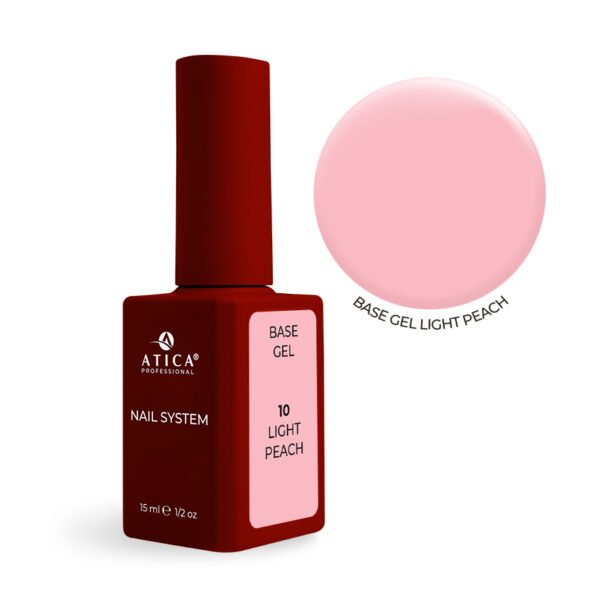 Base Gel 10 LIGHT PEACH Atica 15 ml