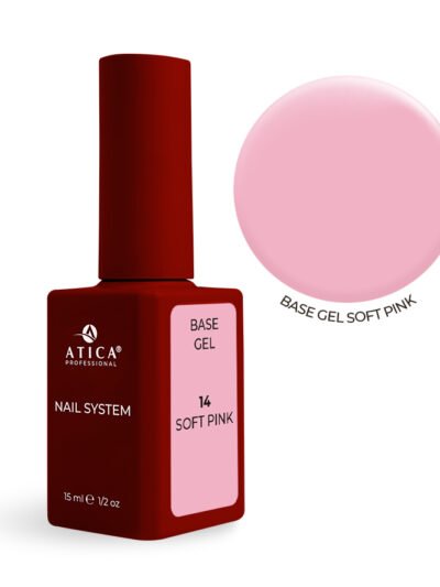 Base Gel 14 SOFT PINK Atica 15 ml