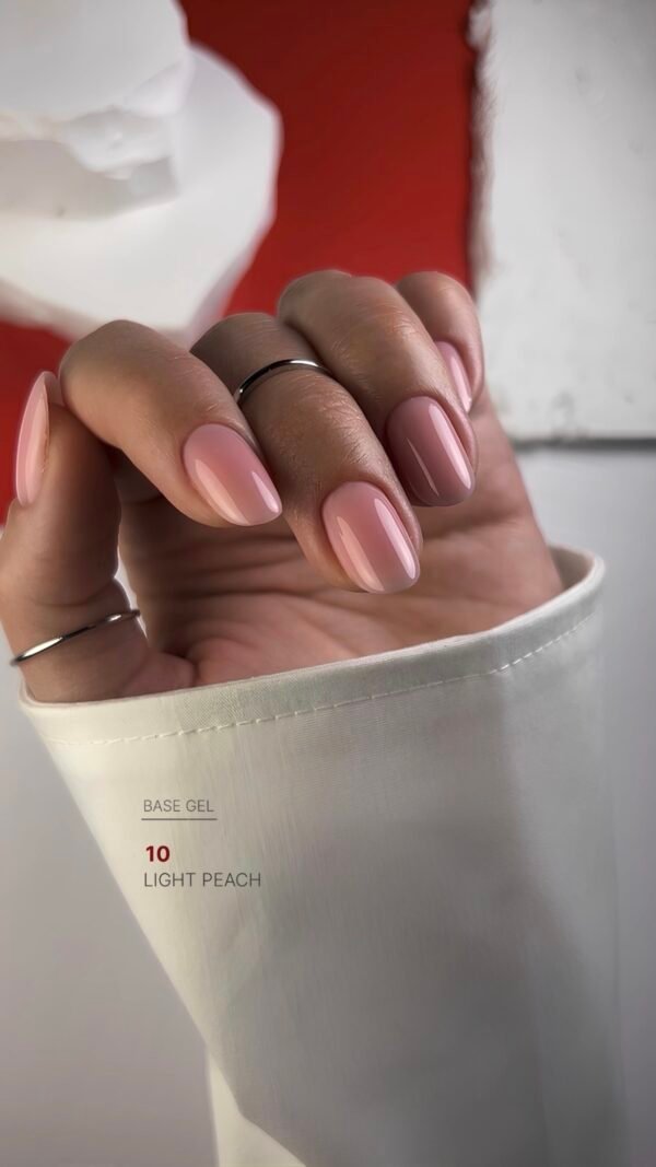 Base Gel 10 LIGHT PEACH Atica 15 ml - immagine 2