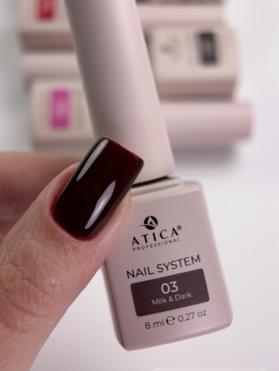 Gel Polish Choco Mood 03 Milk&Dark  8ml Atica
