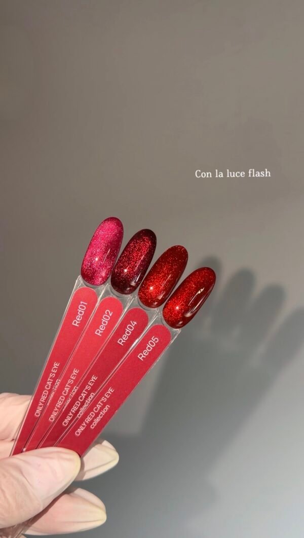 Gel Polish ATICA Cat’s Eye Only Red 01 8 ml - immagine 2