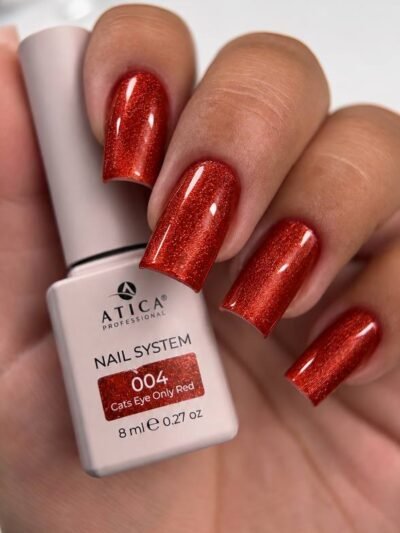 Gel Polish ATICA Cat’s Eye ‘Only Red’ 04 8 ml
