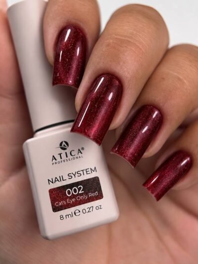 Gel Polish ATICA Cat’s Eye ‘Only Red’ 02 8 ml