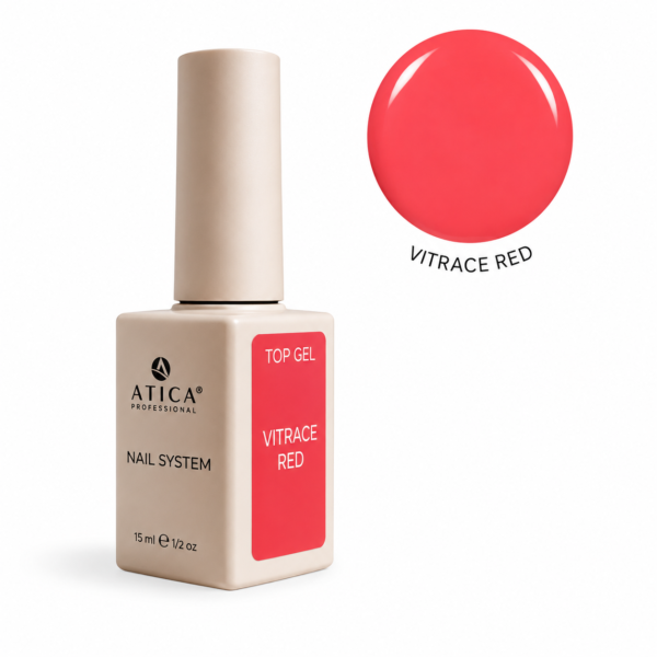 Top Coat ATICA Vitrace Red 15 ml